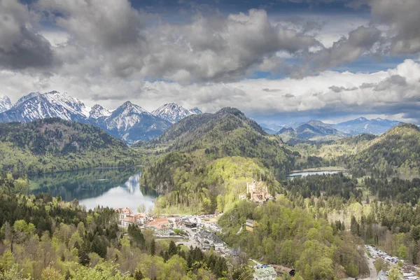 Hrad Hohenschwangau ve Schwangau — Stock fotografie