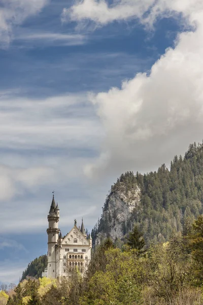 Neuschwanstein Kalesi - güneybatı Bavyera, Almanya. — Stok fotoğraf