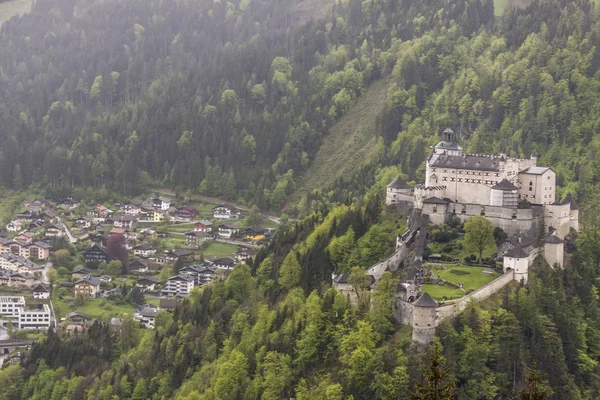 Hohenwerfen 城堡-奥地利 — 图库照片