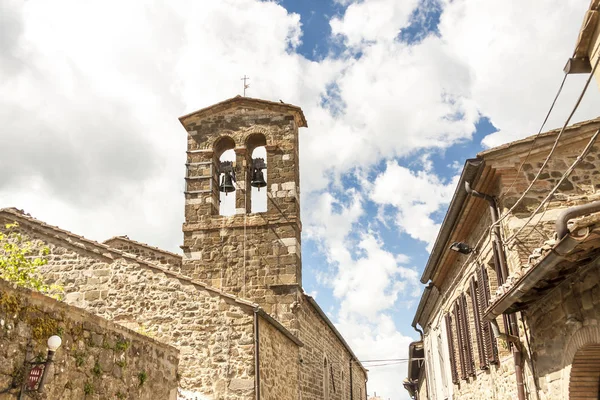 Montalcino-město vína. Funkce Toscat — Stock fotografie