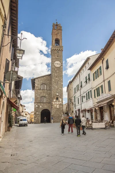 Montalcino - şarap şehri. Toscany — Stok fotoğraf