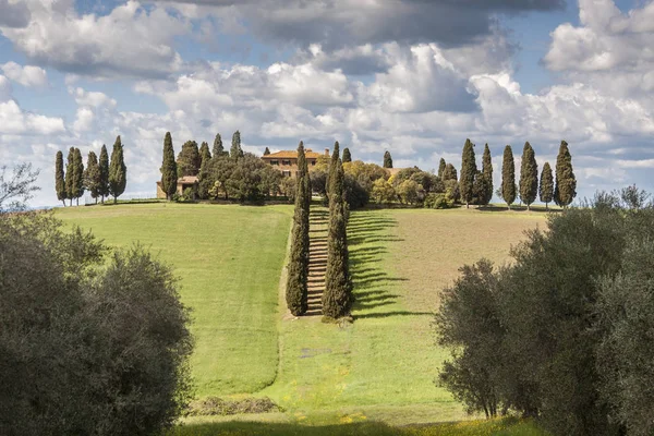 Toscany landschap. — Stockfoto