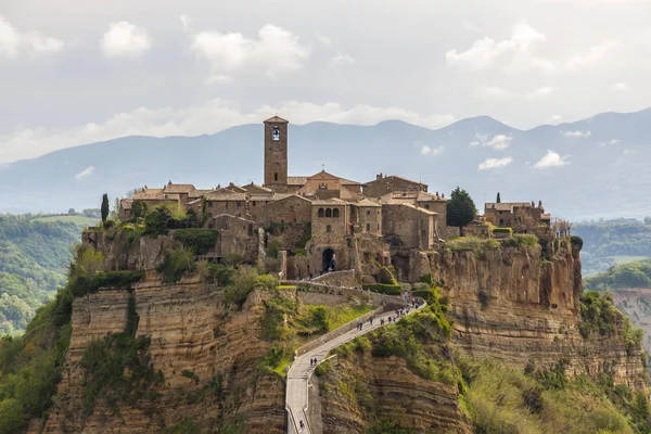 Bagnoregio, Tuscany, İtalya 'ya bakın. — Stok fotoğraf