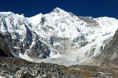 Mount Cho Oyu, üç geçer trek ve Cho Oyu kamp görünümünü trek, Sagarmatha Milli Parkı, Khumbu Vadisi, herhangi bir zamanda alan, Nepal Himalayalar dağlar
