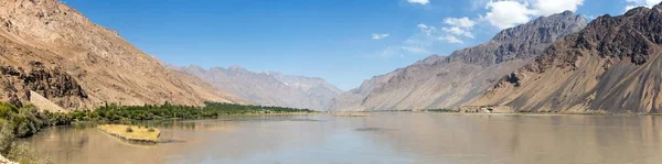 Panj Nehir Pamir Dağları Panj Üst Ceyhun Nehri Bir Parçası — Stok fotoğraf
