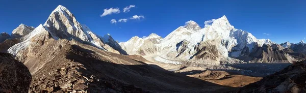 Krásný Výhled Mount Everest Lhotse Nuptse Kala Patthar Cesta Základního — Stock fotografie
