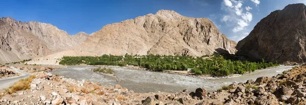 Rivière Panj Montagnes Pamir Panj Est Partie Supérieure Rivière Amu — Photo