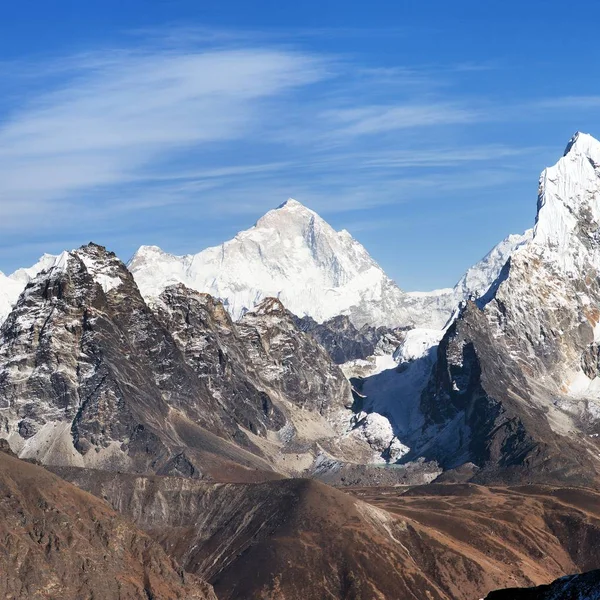 Pohled Mount Makalu 8463 Kongma Pass Cesta Základního Tábora Mount — Stock fotografie