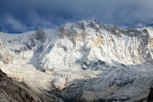 Sabah Panoramik Mount Annapurna Annapurna Güneye Temel Kamp Nepal Himalayalar — Stok fotoğraf