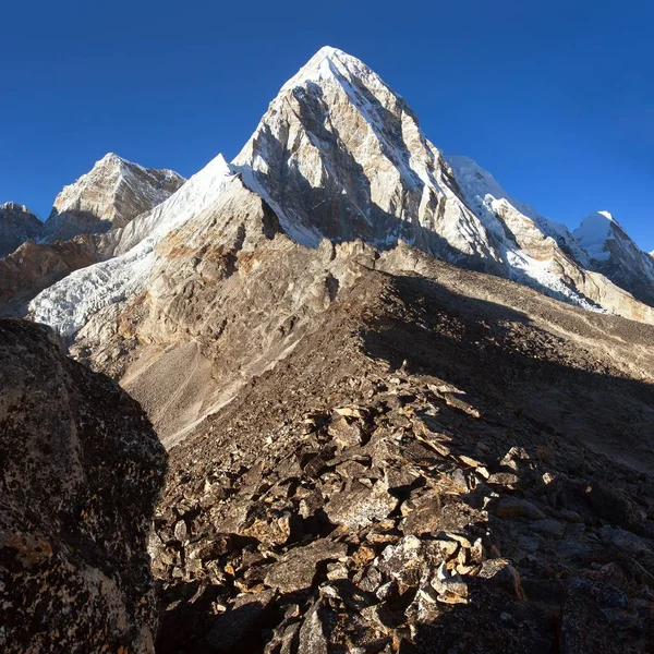 Uitzicht Mount Pumo Kala Patthar Weergave Punt Weg Naar Het — Stockfoto