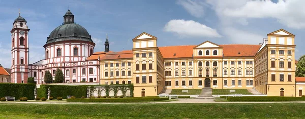 Jaromerice Nad Rokytnou Barok Yüzyıldan Kalma Rönesans Kalesi Güney Moravya — Stok fotoğraf