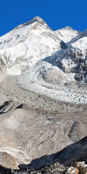 Красивый Вид Эверест Лхоцзе Базового Лагеря Пумо Путь Базовому Лагерю — стоковое фото
