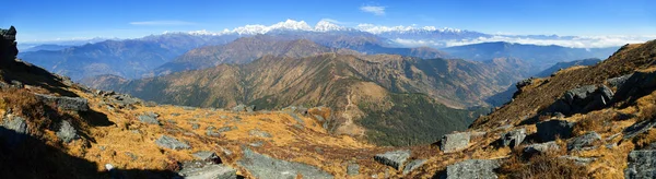 Pikey zirvesinden Everest, Nepal Himalaya dağları — Stok fotoğraf