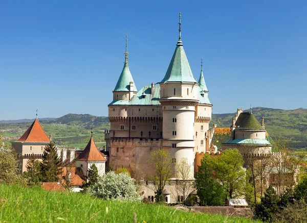 Bojnice castello vicino Prievidza città, Slovacchia, Europa — Foto Stock