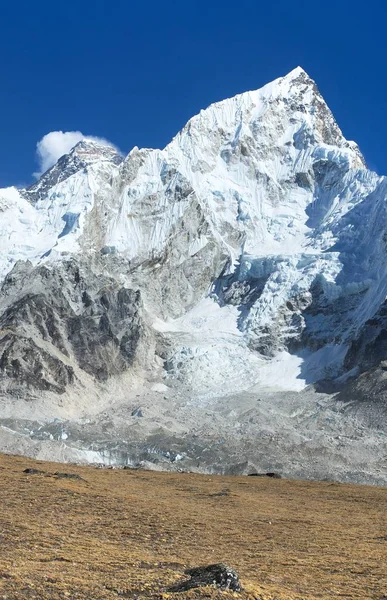 Monte Everest y Nuptse, Nepal Himalaya — Foto de Stock