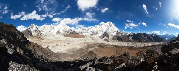 Everest Kala Patthar Nuptse Nepal Montañas del Himalaya — Foto de Stock