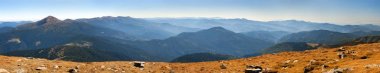 Mount Hoverla veya Goverla Ukrayna Karpat dağları