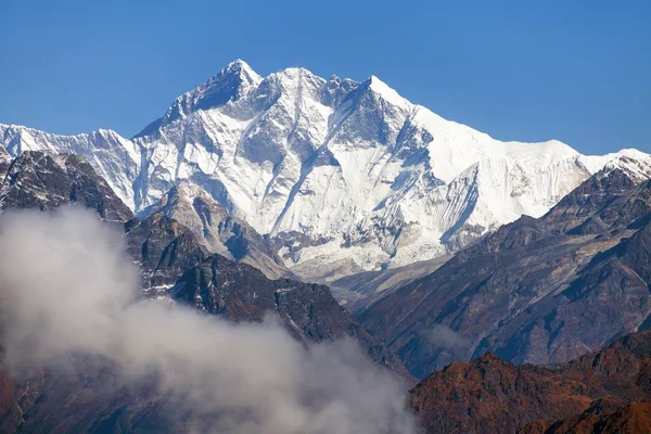 Silijung tepesinden Everest Dağı ve Lhotse, Nepal