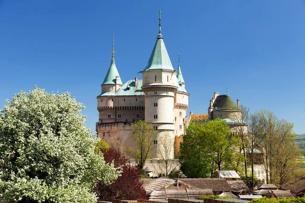 Bojnice castello vicino Prievidza città, Slovacchia, Europa — Foto Stock