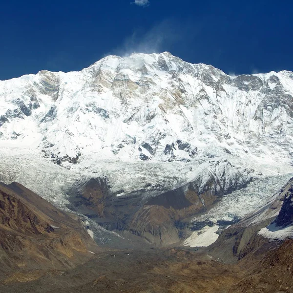 Mount Annapurna από Annapurna νότια βάσης στρατόπεδο — Φωτογραφία Αρχείου