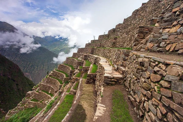 Choquequirao, en av de bästa Inka ruinerna i Peru — Stockfoto