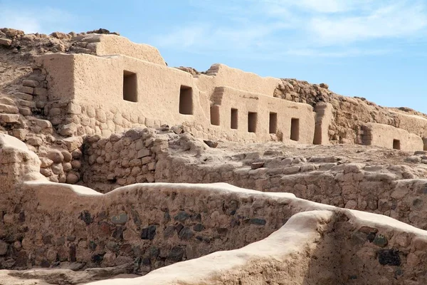 Los Paredones - rovine storiche del castello inca a Nazca — Foto Stock