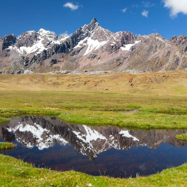 Ausangate Túraútvonal Ausangate Pálya Cordillera Vilcanota Cuzco Régió Peru Perui — Stock Fotó