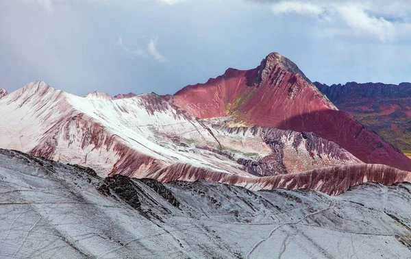 Montañas Arco Iris Vinicunca Montana Siete Colores Región Del Cuzco — Foto de Stock