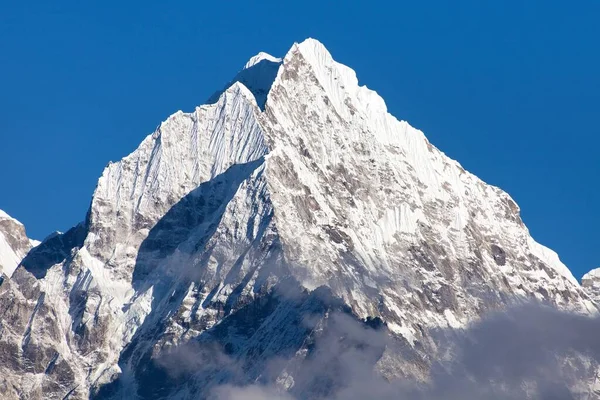 Veduta Del Monte Thamserku Valle Del Khumbu Solukhumbu Nepal Montagne — Foto Stock