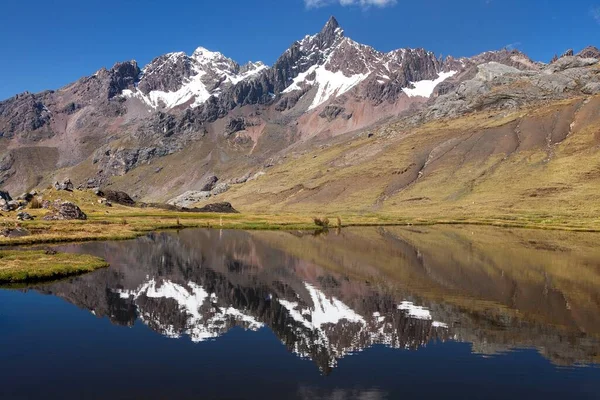 Percorso Trekking Ausangate Circuito Ausangate Cordigliera Vilcanota Regione Cuzco Perù — Foto Stock