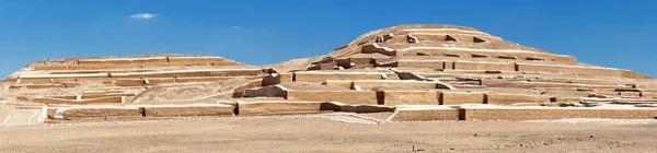 Pirâmide Nasca Nazca Sítio Arqueológico Chahuachi Deserto Nazca Peru Vista — Fotografia de Stock