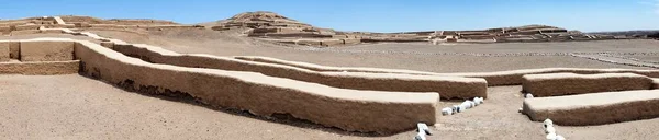 Nasca Nazca Pyramid Chahuachi Archeological Site Nazca Desert Peru Panoramic — Stock Photo, Image