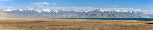 Pamirautobahn Oder Pamirskij Trakt Pamirgebirge Und Karakulsee Tadschikistan Landschaft Rund — Stockfoto