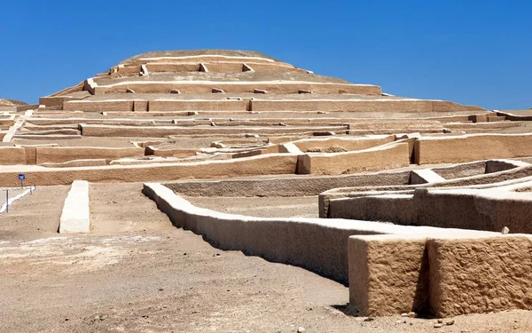 Piramide Nasca Nazca Presso Sito Archeologico Chahuachi Nel Deserto Nazca — Foto Stock