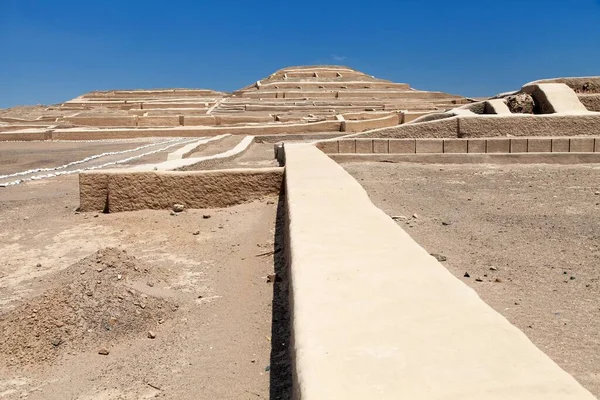 Pyramide Nasca Nazca Site Archéologique Chahuachi Dans Désert Nazca Pérou — Photo