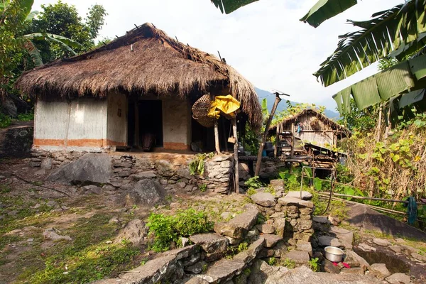 Beautiful House Home Building Nepal Khumbu Valley Solukhumbu Nepal Himalayas — Stock Photo, Image