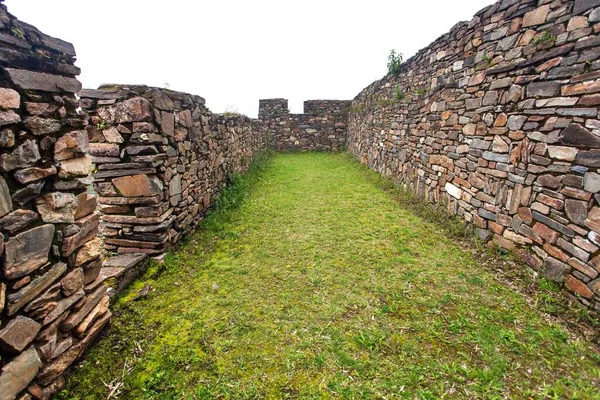 Choquequirao Een Van Beste Inca Ruïnes Peru Choquequirao Inca Wandelpad — Stockfoto