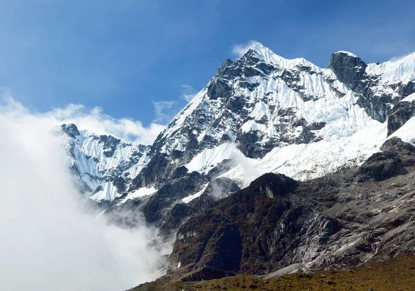 Salkantay Oder Salcantay Trek Auf Dem Weg Nach Machu Picchu — Stockfoto