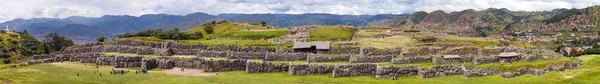 Vista Panorámica Sacsayhuaman Ruinas Incas Cusco Cuzco Perú — Foto de Stock
