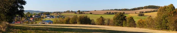 Podzimní Panorama Čech Moravské Vrchoviny Metodka Česká Republika — Stock fotografie