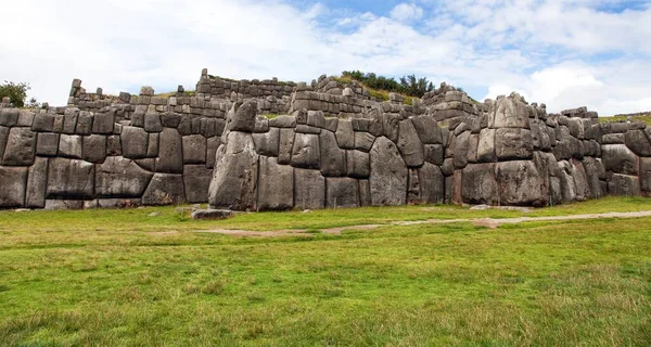 Blick Auf Sacsayhuaman Inka Ruinen Cusco Oder Cuzco Stadt Peru — Stockfoto