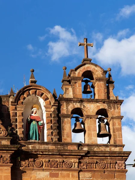 Katolska Katedralen Torget Plaza Armas Cusco Eller Cuzco Stad Peru — Stockfoto
