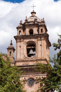 Cusco veya Cuzco, Peru 'daki ana meydan Plaza de Armas' daki Katolik kategorisi