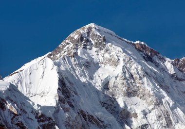 Cho Oyu Dağı - Everest bölgesi, Sagarmatha ulusal parkı, Khumbu vadisi, Nepal Himalayalar dağları 