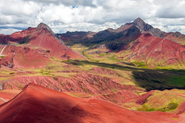 Rainbow Mountains Vinicunca Montana Siete Colores Cuzco Region Peru Peruvian — Stock Photo, Image