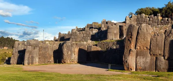 Blick Auf Sacsayhuaman Inka Ruinen Cusco Oder Cuzco Stadt Peru — Stockfoto