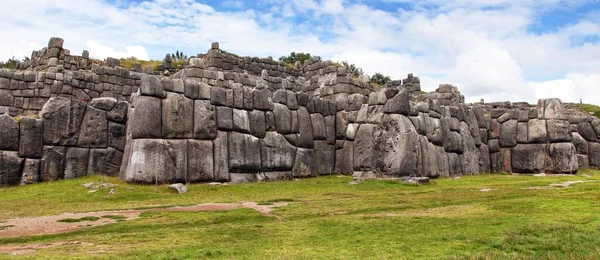 Blick Auf Sacsayhuaman Inka Ruinen Cusco Oder Cuzco Stadt Peru — Stockfoto