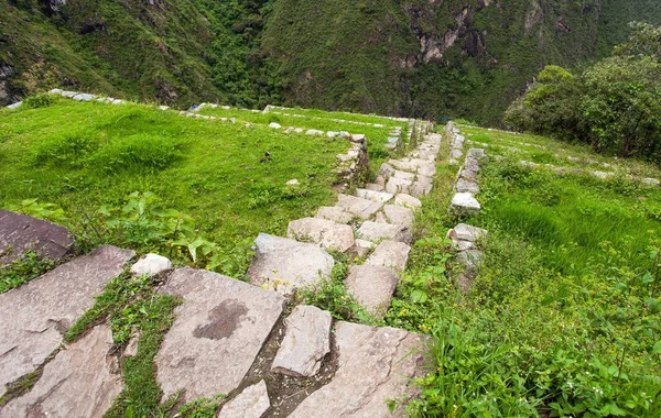 Choquequirao Uma Das Melhores Ruínas Incas Peru Trilha Trekking Choquequirao — Fotografia de Stock