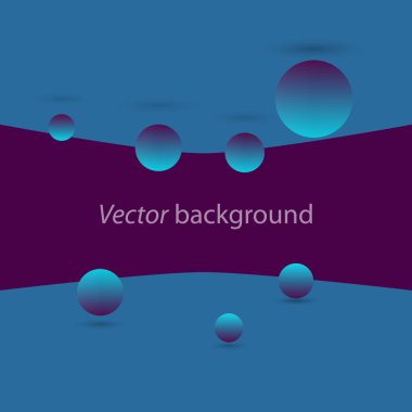 Topları ile soyut arka plan. Mor, mavi renkler.