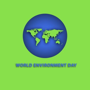 Çevre günü. Dünya. Kağıt. Gölge.